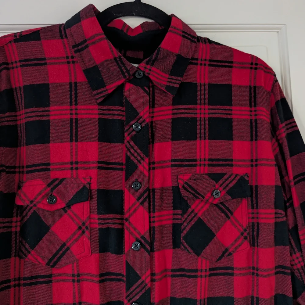 Weatherproof Vintage Red and Black Plaid Shirt - L - Picture 4 of 10
